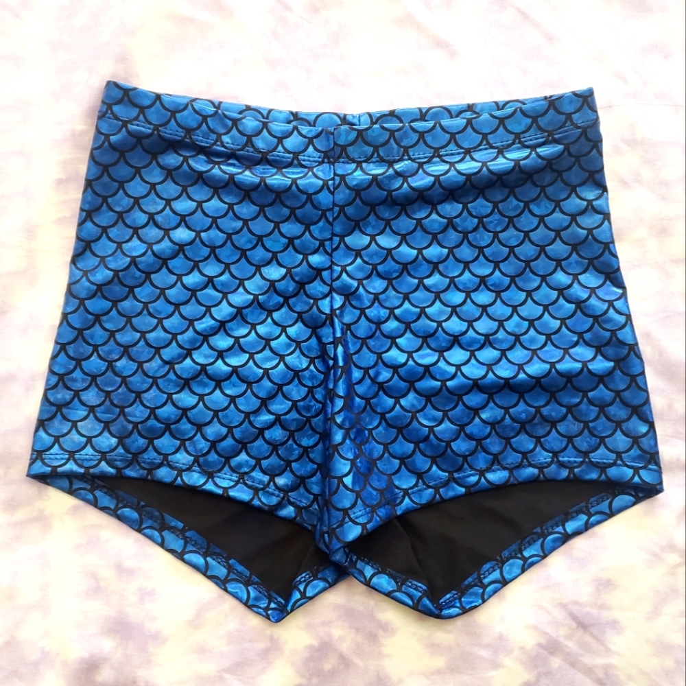 Blue Mermaid Hot Shorts